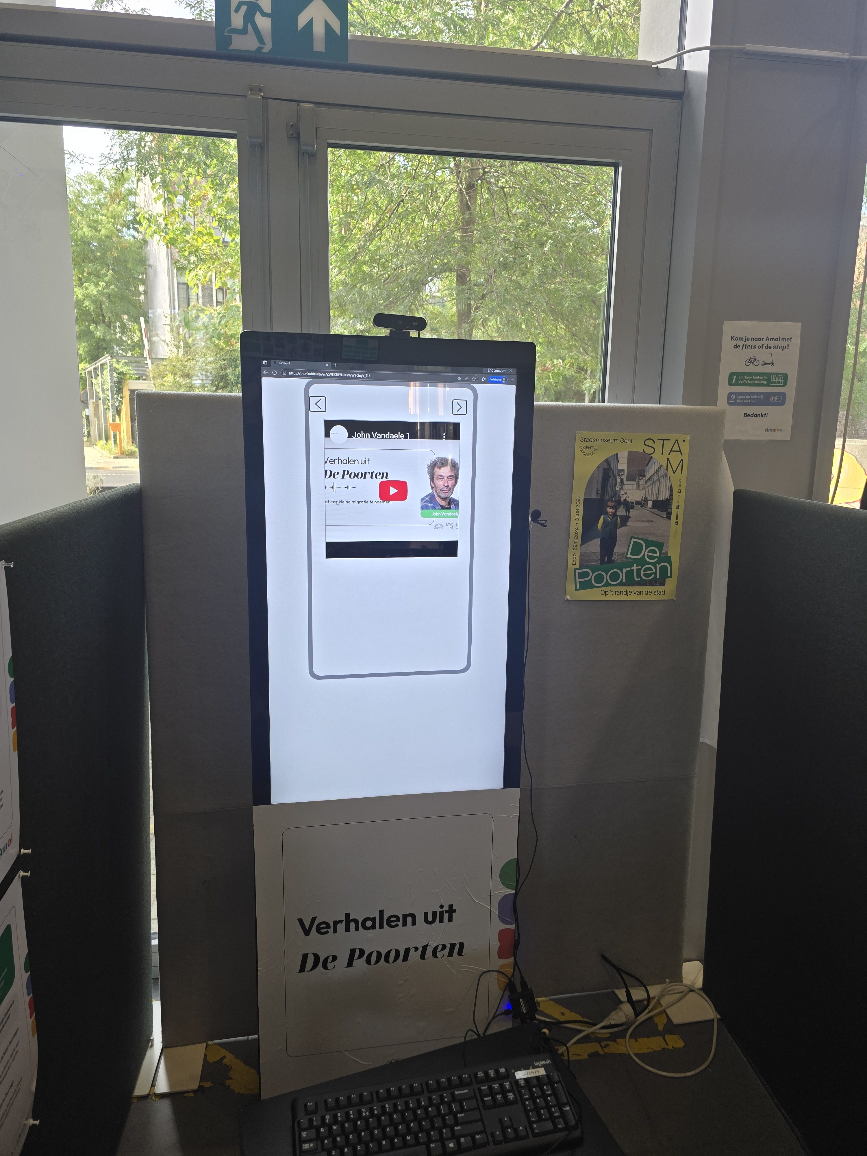 Onze Kiosk staat nu bij Amal Gent! 🎤